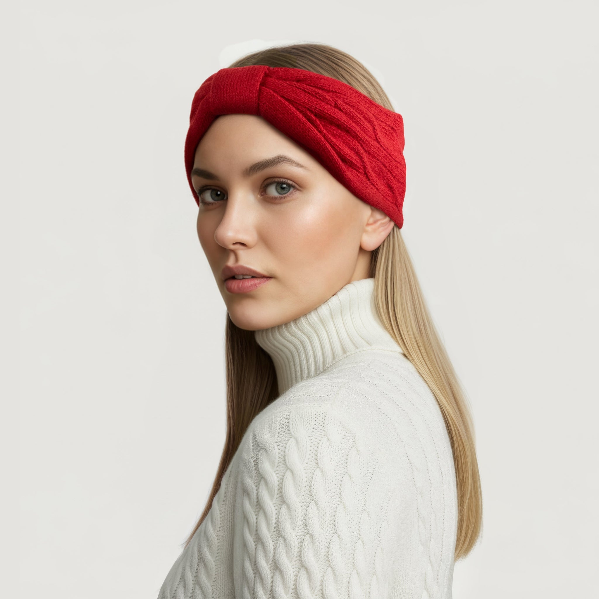 CASHMERE CABLE HEADBAND
