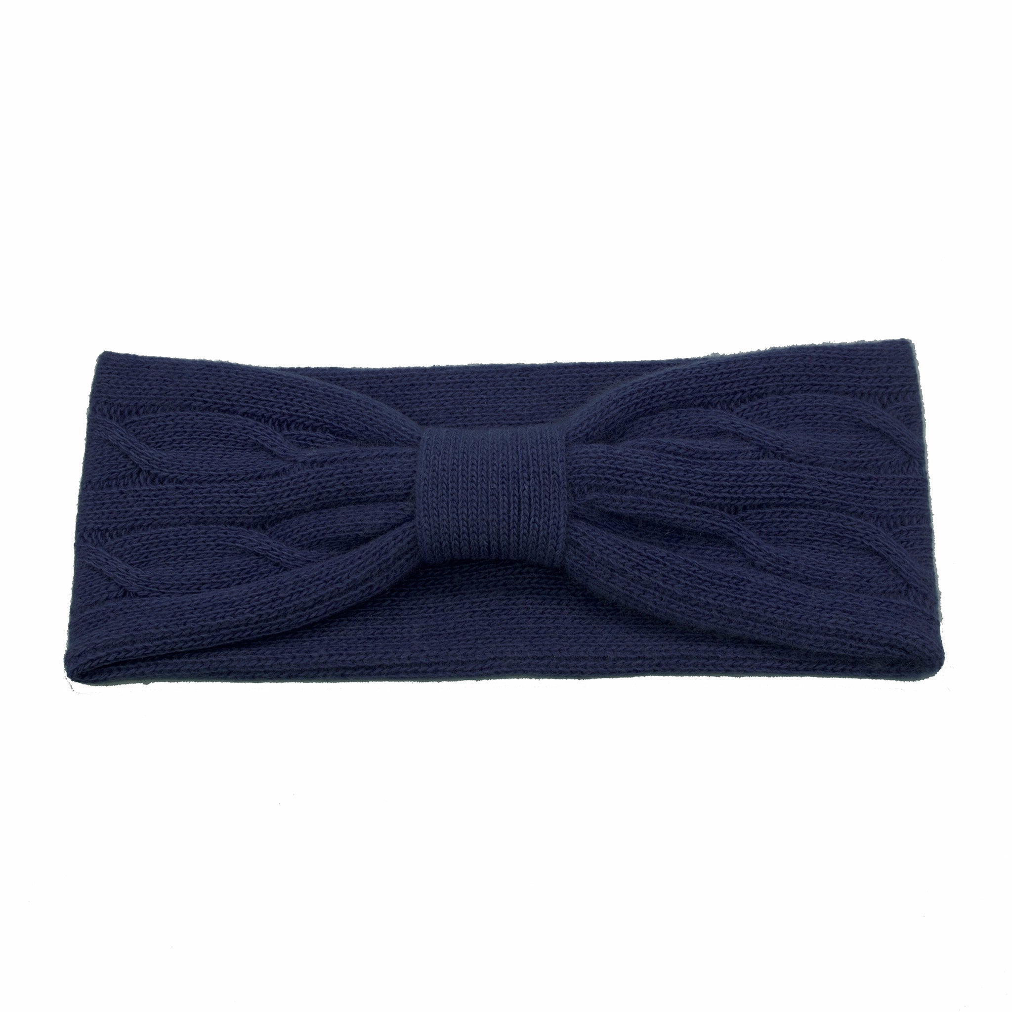 CASHMERE CABLE HEADBAND