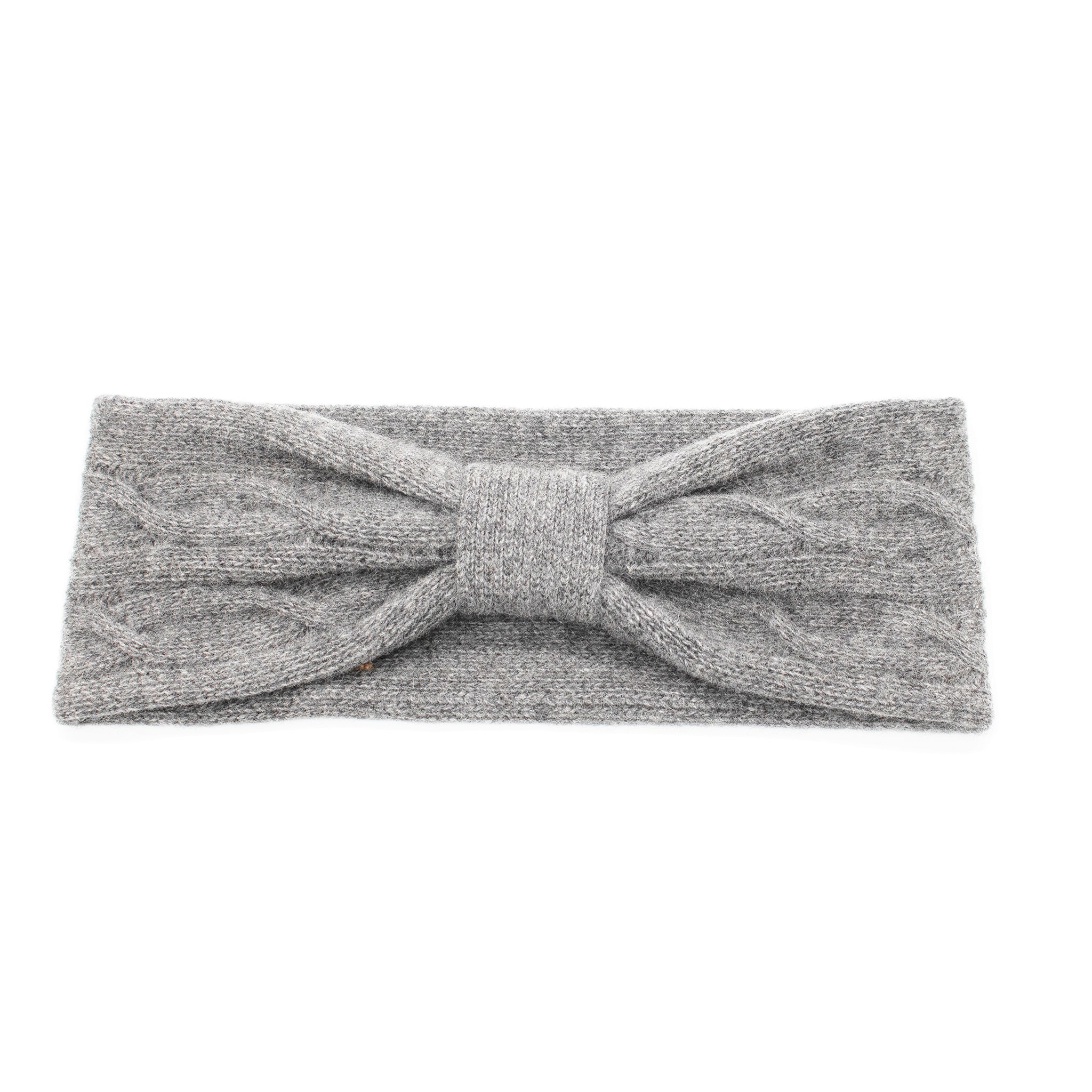 CASHMERE CABLE HEADBAND