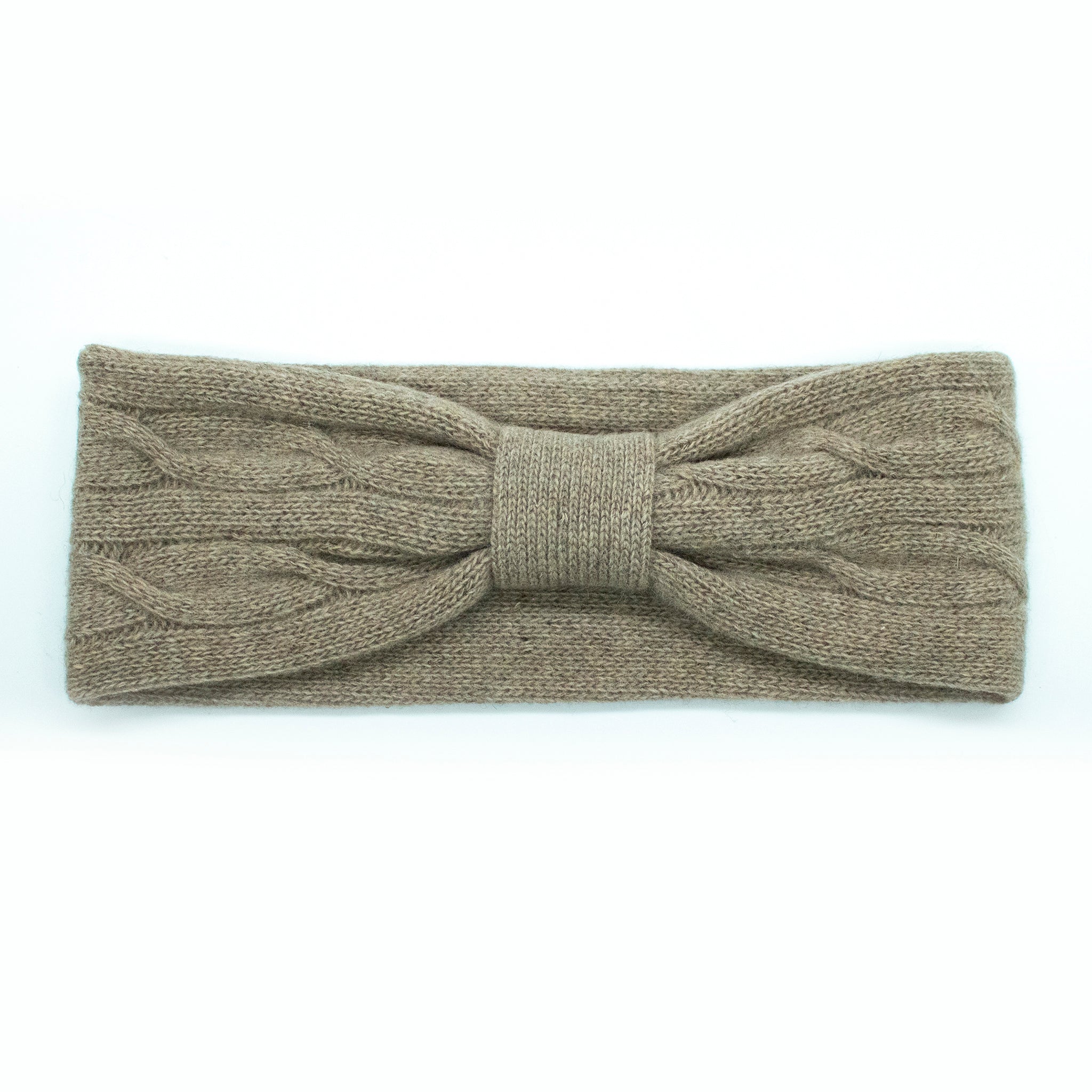 CASHMERE CABLE HEADBAND