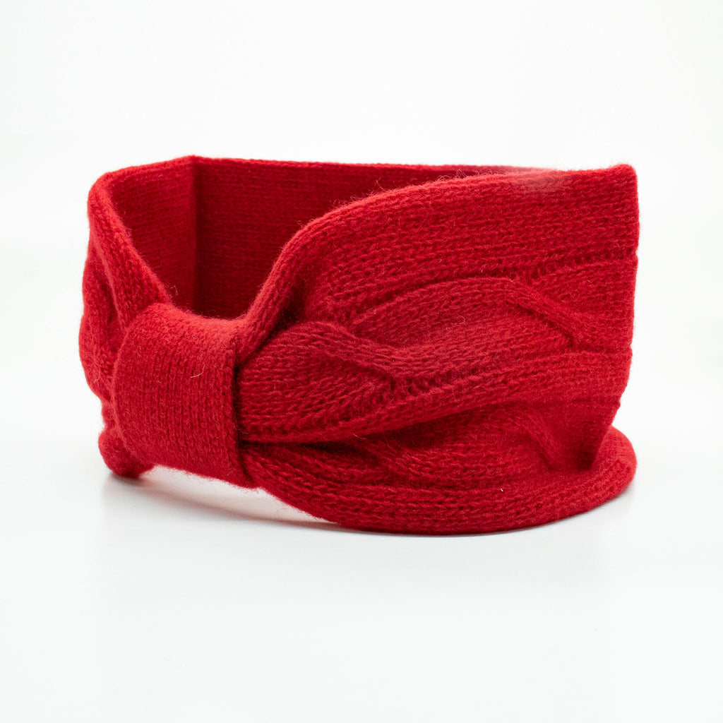 CASHMERE CABLE HEADBAND