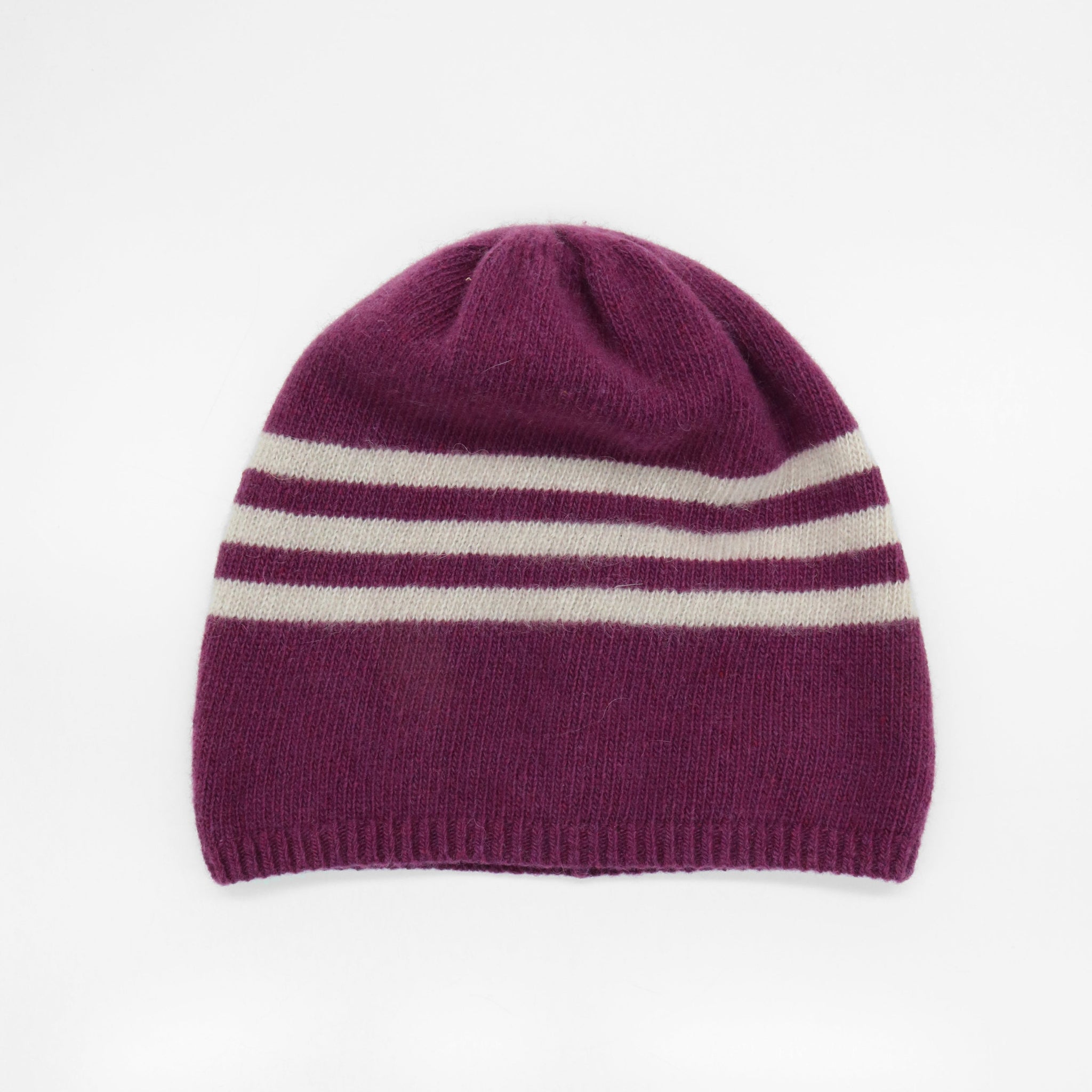 CASHMERE  STRIPED BEANIE