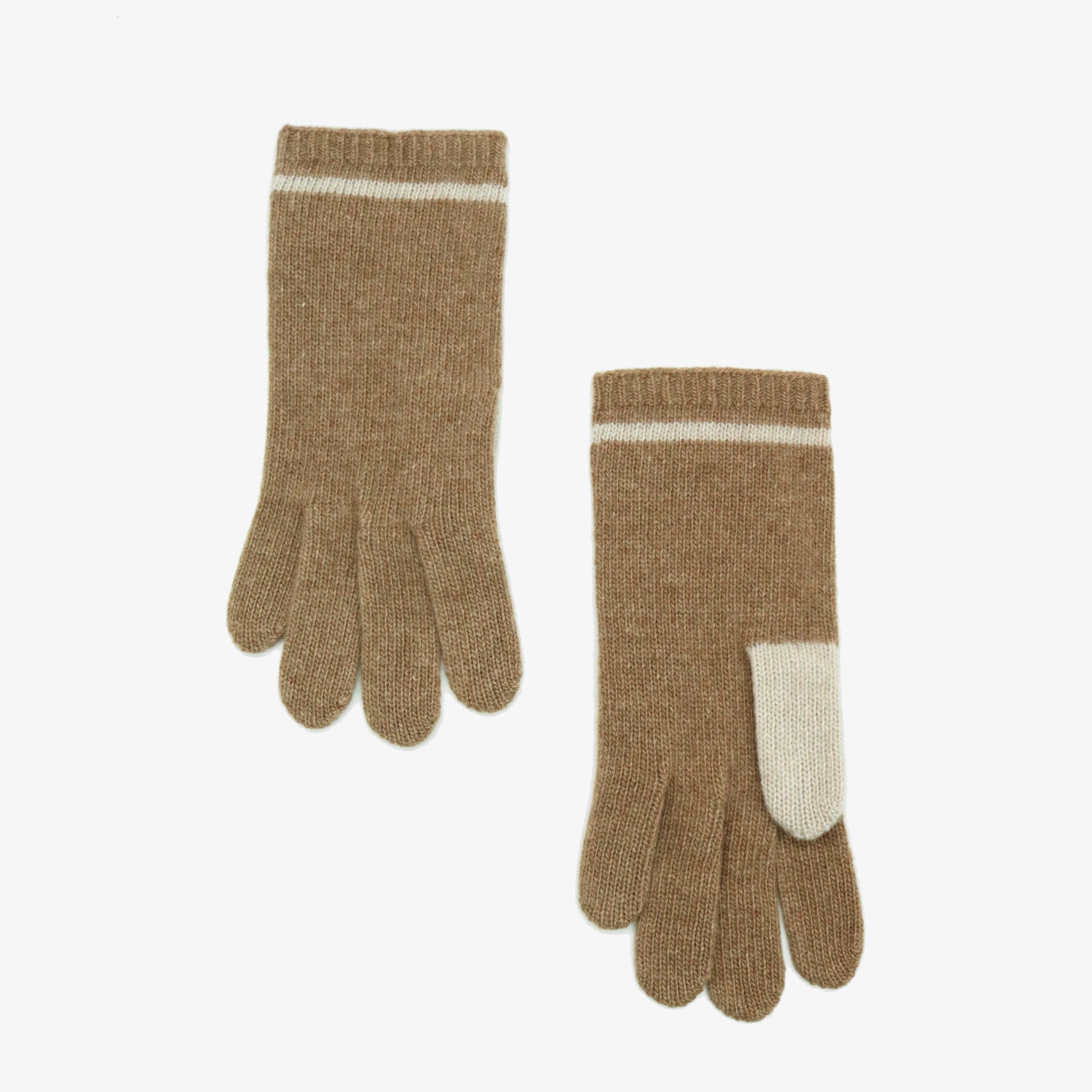 CASHMERE COLOR BLOCK GLOVES