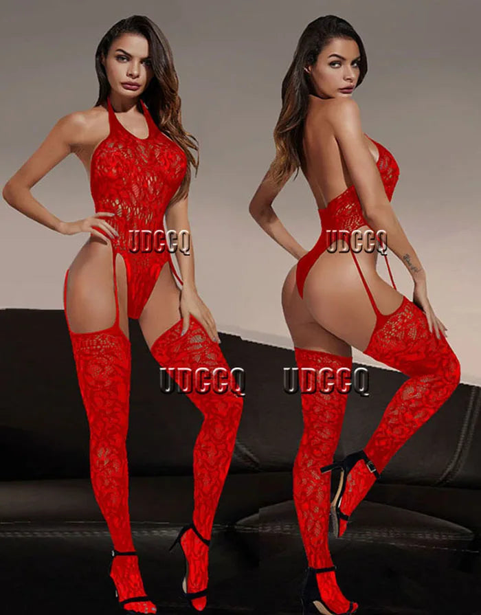 Christmas clothes underwear  Sexy Lingerie Lady lenceria Chemises Best Sleepwear exotic plus size babydoll red sexy costume