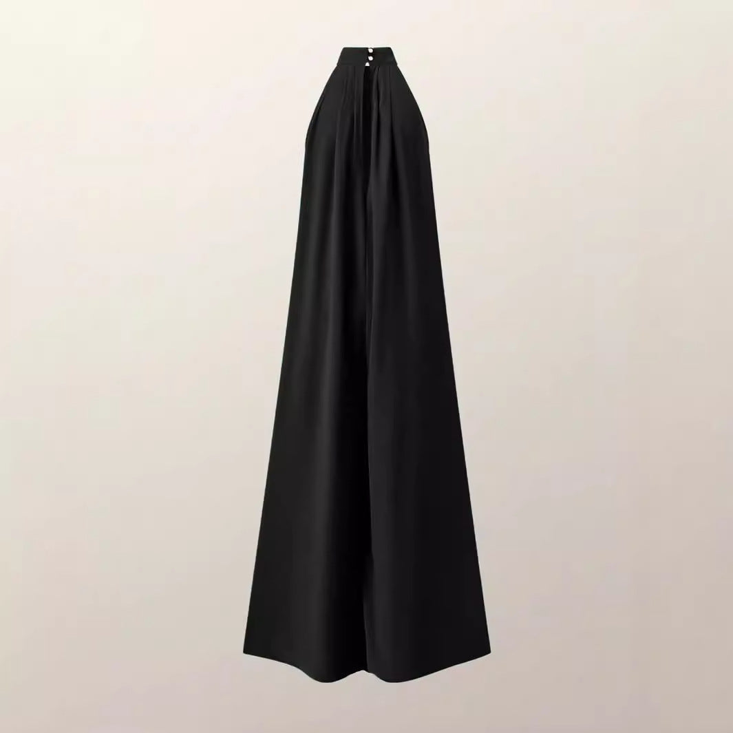 Casual Chiffon Sleeveless Women's Clothing Loose Sexy Temperament Jumpsuit