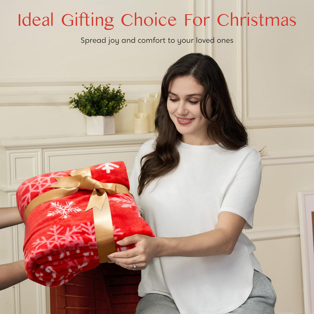 Christmas Blanket Soft Flannel Christmas Blanket Warm Plush